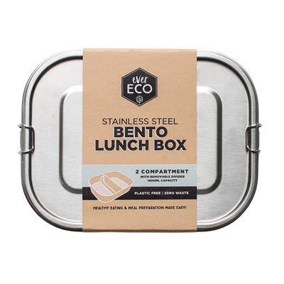 Ever Eco Stainless Steel Bento 2 Compartment Lunch Box