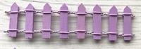 FAIRY GARDEN FENCE - PURPLE