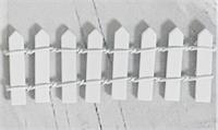 FAIRY GARDEN FENCE - WHITE