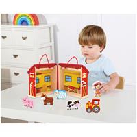 Farm Playset with Carry Box