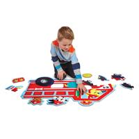 Fire Truck Pups Floor Puzzle