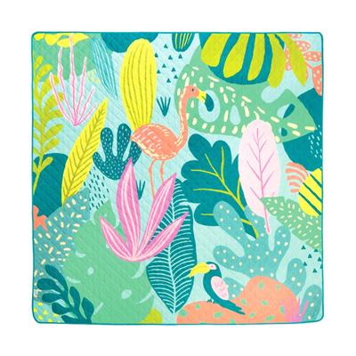Flamingo-A-Go-Go Picnic Rug
