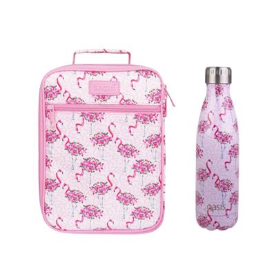 Flamingos Bag and Bottle Combo