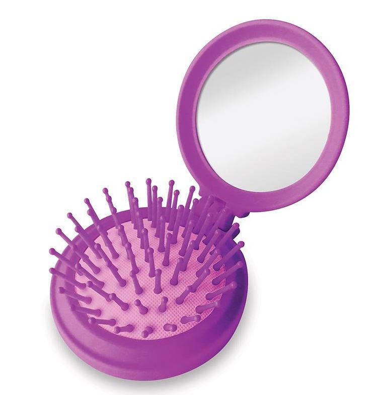 Flip - Compact Hairbrush / Mirror