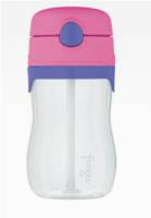 Foogo 325ml Bottle with Straw-PINK (phase3)