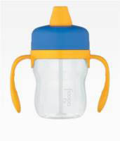 Foogo Soft Spout 235ml Sippy Cup with handles (phase 1) Blue