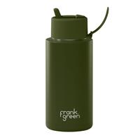 Frank Green 34oz Khaki Drink Bottle with Silicone Sipper