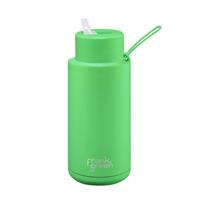 Frank Green 34oz Neon Green Drink Bottle