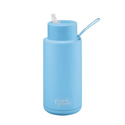 Frank Green 34oz Sky Blue Drink Bottle