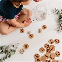 Freckled Frog Tactile Wooden Numbers Set