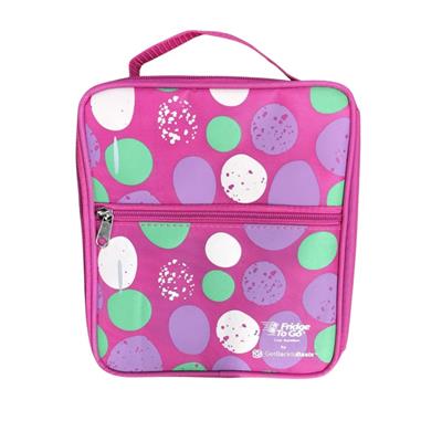 Fridge To Go Medium Lunch Bag - Pink Stones
