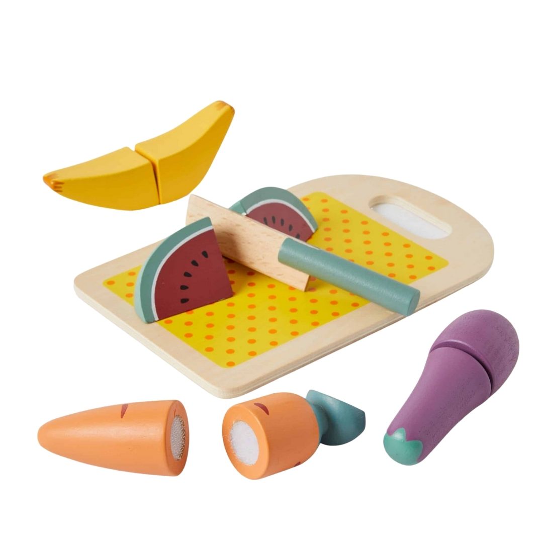 Fruit Chopping Set - Wooden