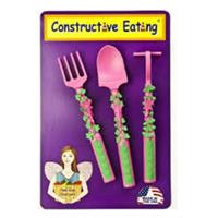 Garden Fairy 3-Piece Cutlery Set