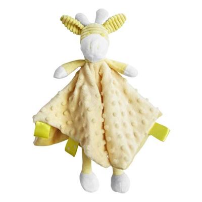 Giraffe Baby Comforter Blanket Yellow