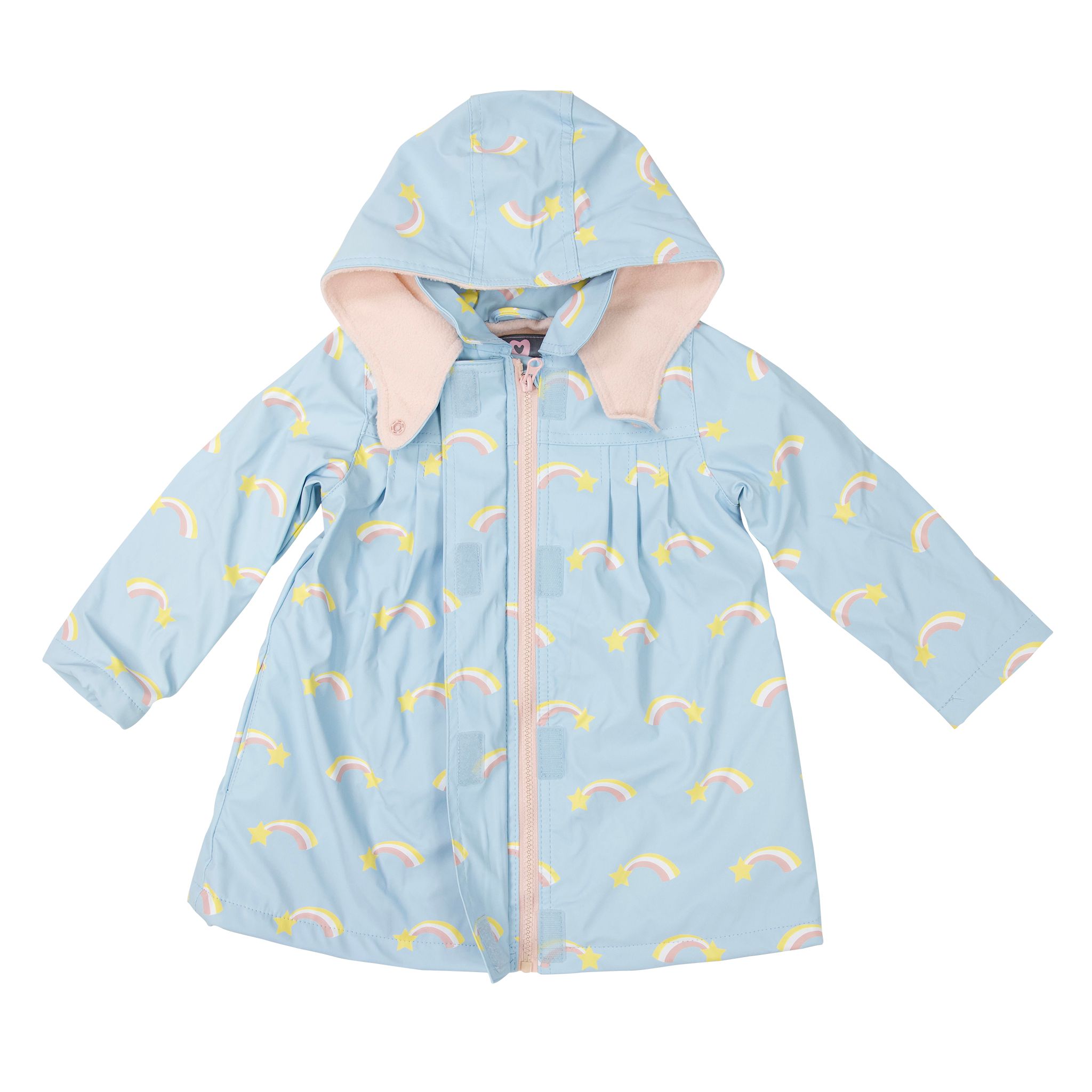 Girls Raincoat Shooting Star Blue