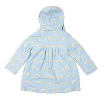 Girls Raincoat Shooting Star Blue