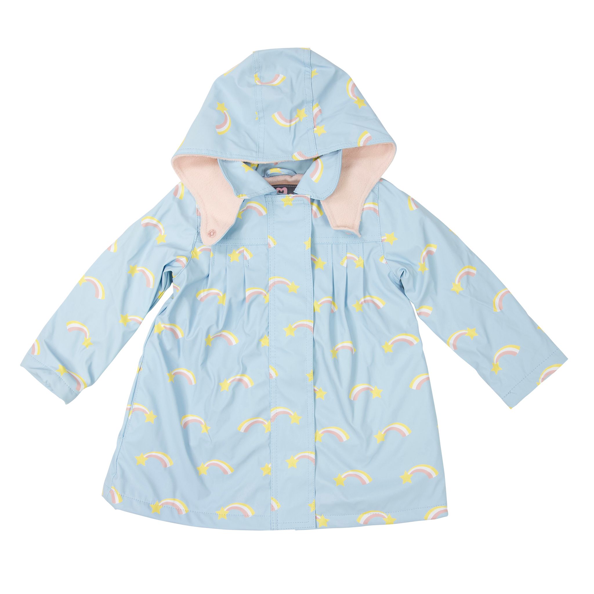 Girls Raincoat Shooting Star Blue