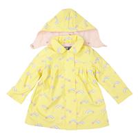 Girls Raincoat Shooting Star Yellow