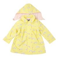 Girls Raincoat Shooting Star Yellow