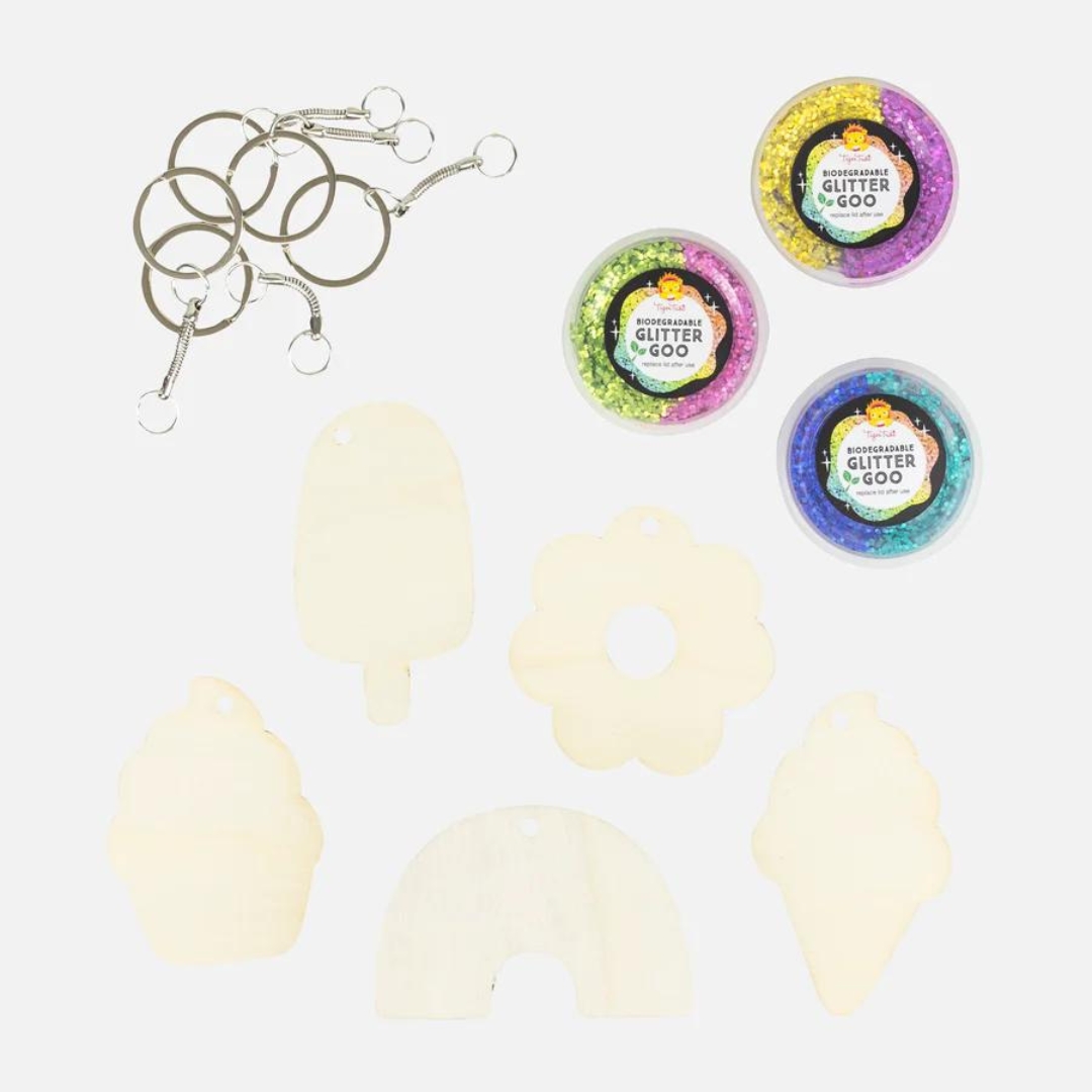 Glitter Goo Bag Charms Craft Set