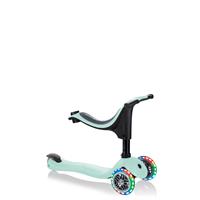 Globber GO UP Fold Plus Convertible Scooter with Light Up Wheels - MINT