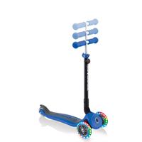 Globber GO UP Fold Plus Convertible Scooter with Light Up Wheels - Navy Blue