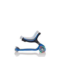 Globber GO UP Fold Plus Convertible Scooter with Light Up Wheels - Navy Blue