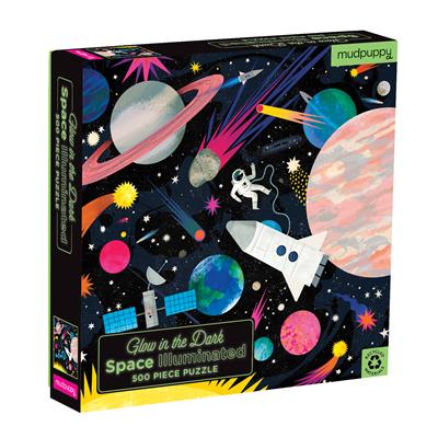 Glow in the Dark Space Puzzle 500pc