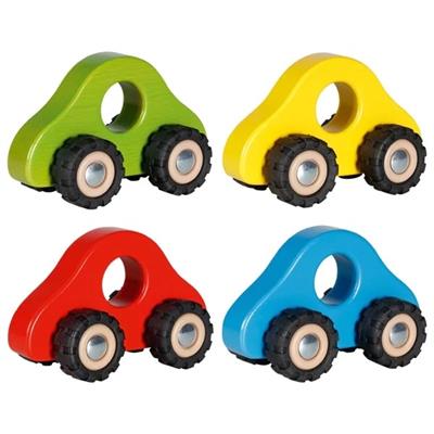 Goki Coloured Wooden Cars