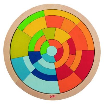 Goki Wooden Circle Puzzle