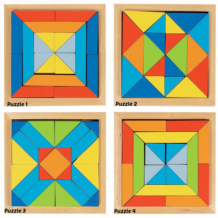 Goki World of Shapes Puzzle - 4 Puzzles to collect, sold individually.