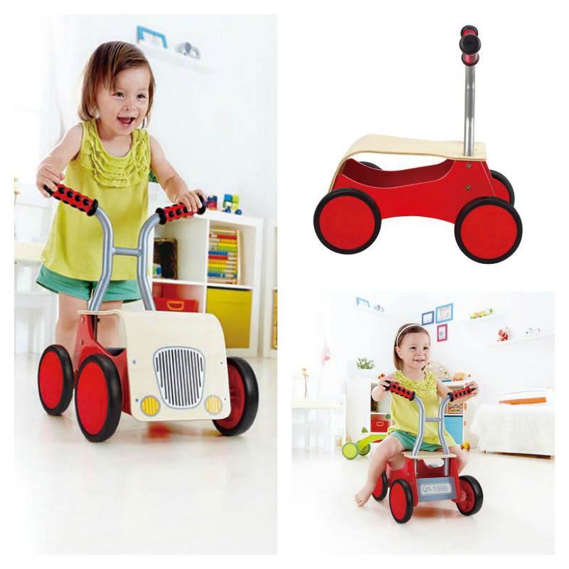 hape wooden baby walker