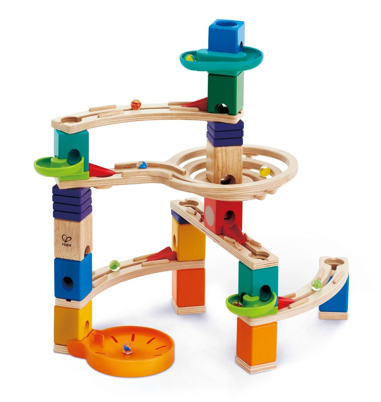 hape quadrilla race to the finish marble run