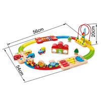 Hape Rainbow Puzzle Railway