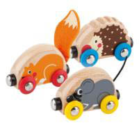 Hape - Tactile Animal Train