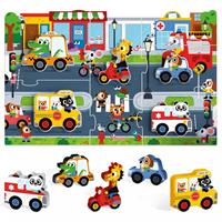 Headu Montessori First Puzzle The City