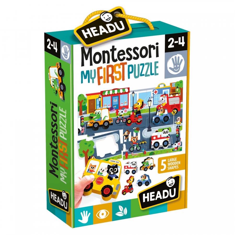 Headu Montessori First Puzzle The City