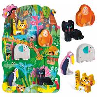 Headu Montessori First Puzzle The Jungle