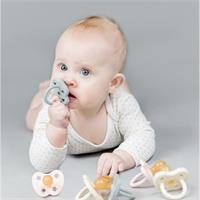 Hevea - Colour Pacifier - ORTHODONTIC Teat - Powder Pink - 0 to 3 Months