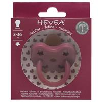 Hevea - Colour Pacifier - ORTHODONTIC Teat - Ruby - 3 to 36 Months