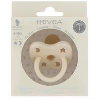 Hevea Orthodontic Teat Pacifier Milky White (3 to 36M)