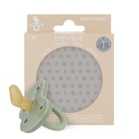 Hevea Orthodontic Teat Pacifier Moss Green (3 to 36M)