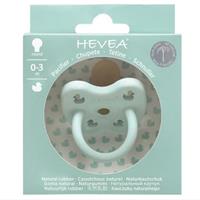 Hevea Round Teat Pacifiers Mellow Mint (0 to 3M)