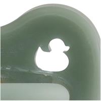 Hevea Round Teat Pacifiers Moss Green (0 to 3M)