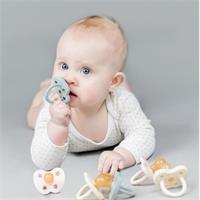 Hevea Round Teat Pacifiers Ruby (3 to 36M)