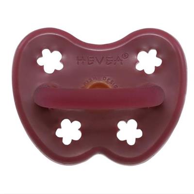 Hevea Round Teat Pacifier Ruby (3 to 36M)