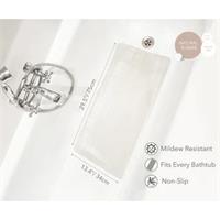 Hevea Upcycled Natural Rubber Large Bath Mat Marble