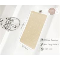 Hevea Upcycled Natural Rubber Bath Mat Sand 3