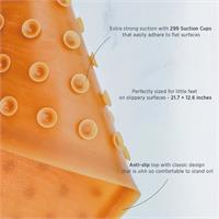 Hevea Upcycled Natural Rubber Bath Mat Sand 8