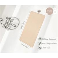 Hevea Upcycled Natural Rubber Large Bath Mat Sand